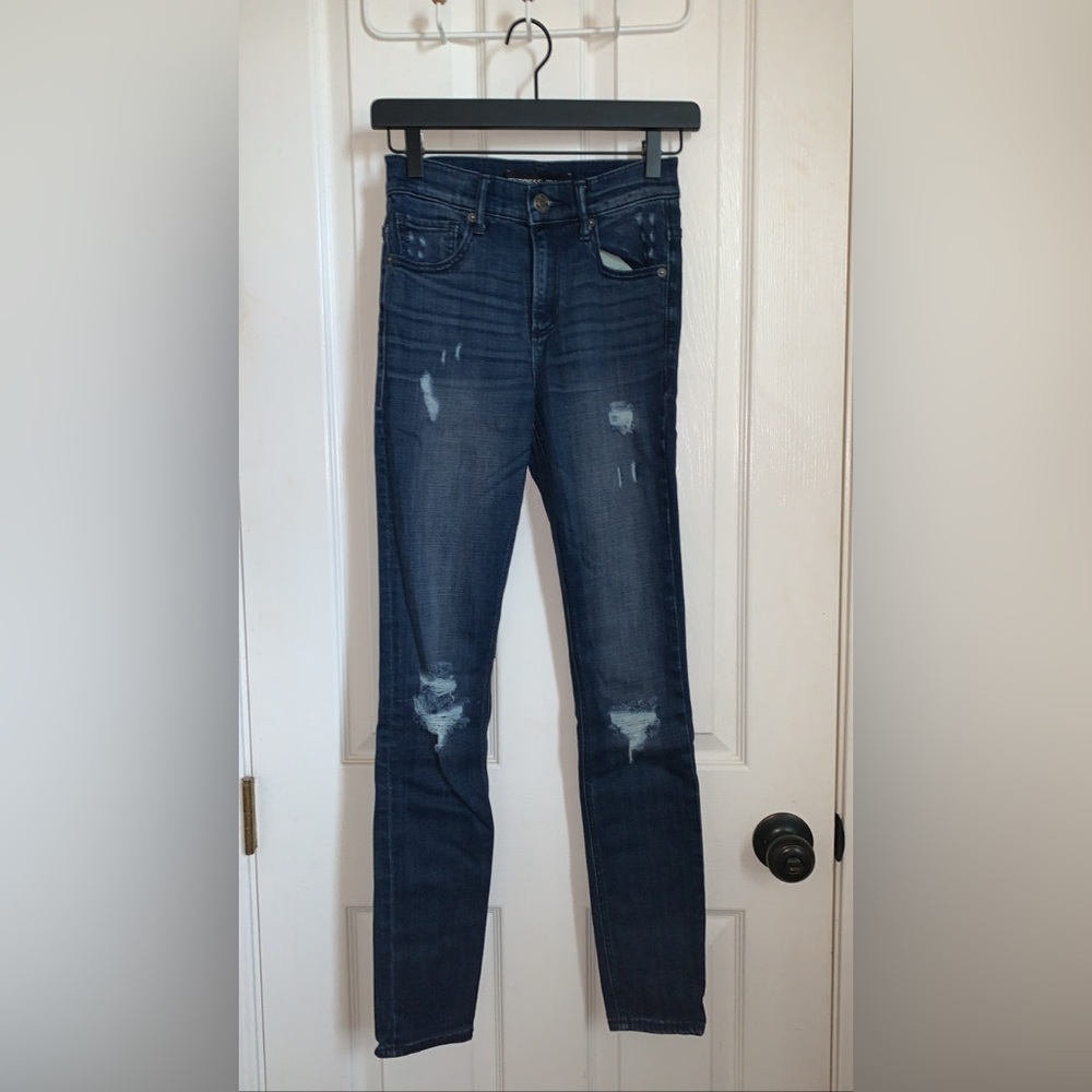 Express Jeans High Rise Legging